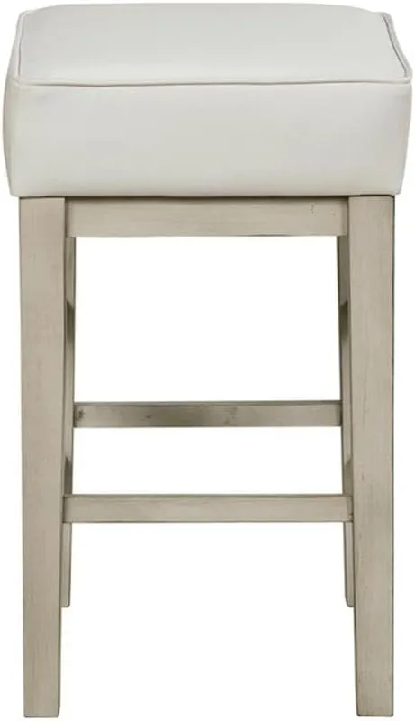 Lexicon Wrigley Counter Height Stool (Set of 2), 26" SH, White