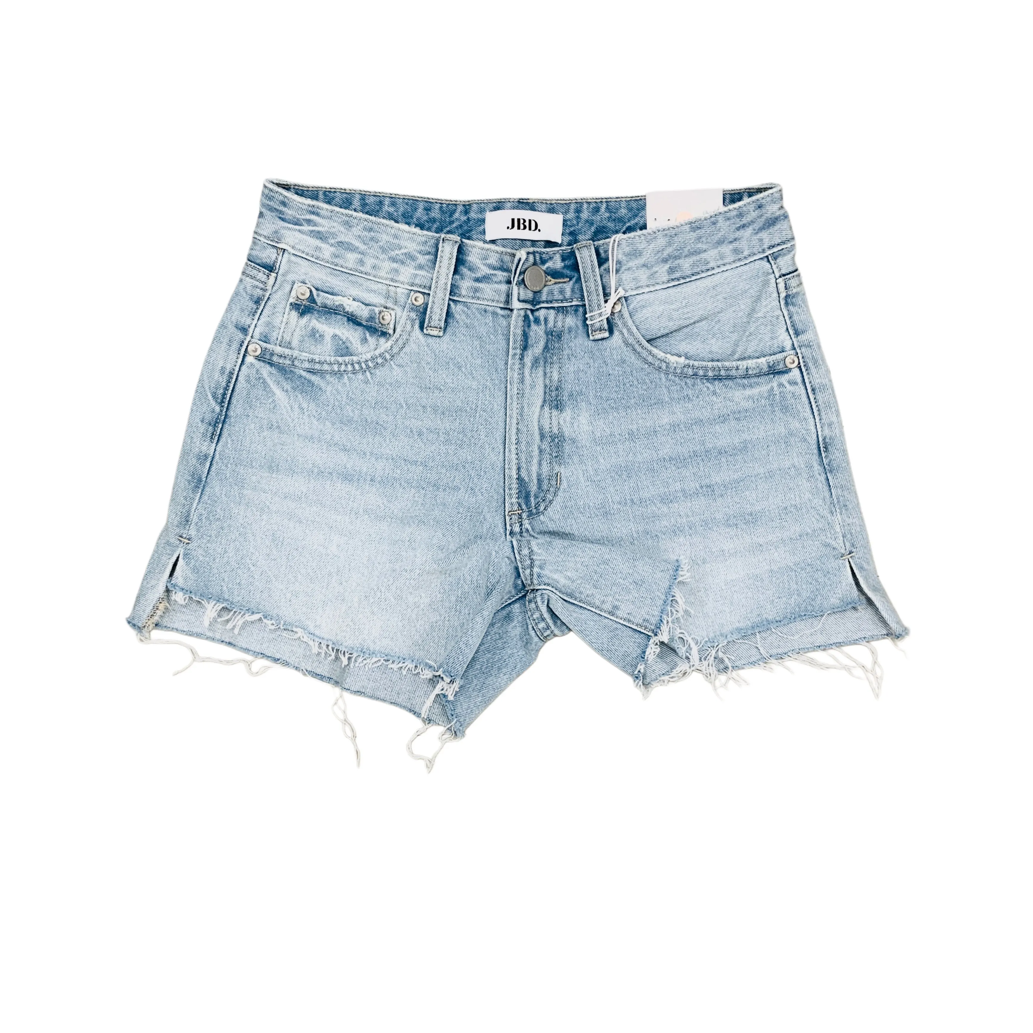 Light Denim Vintage Shorts/Distressed