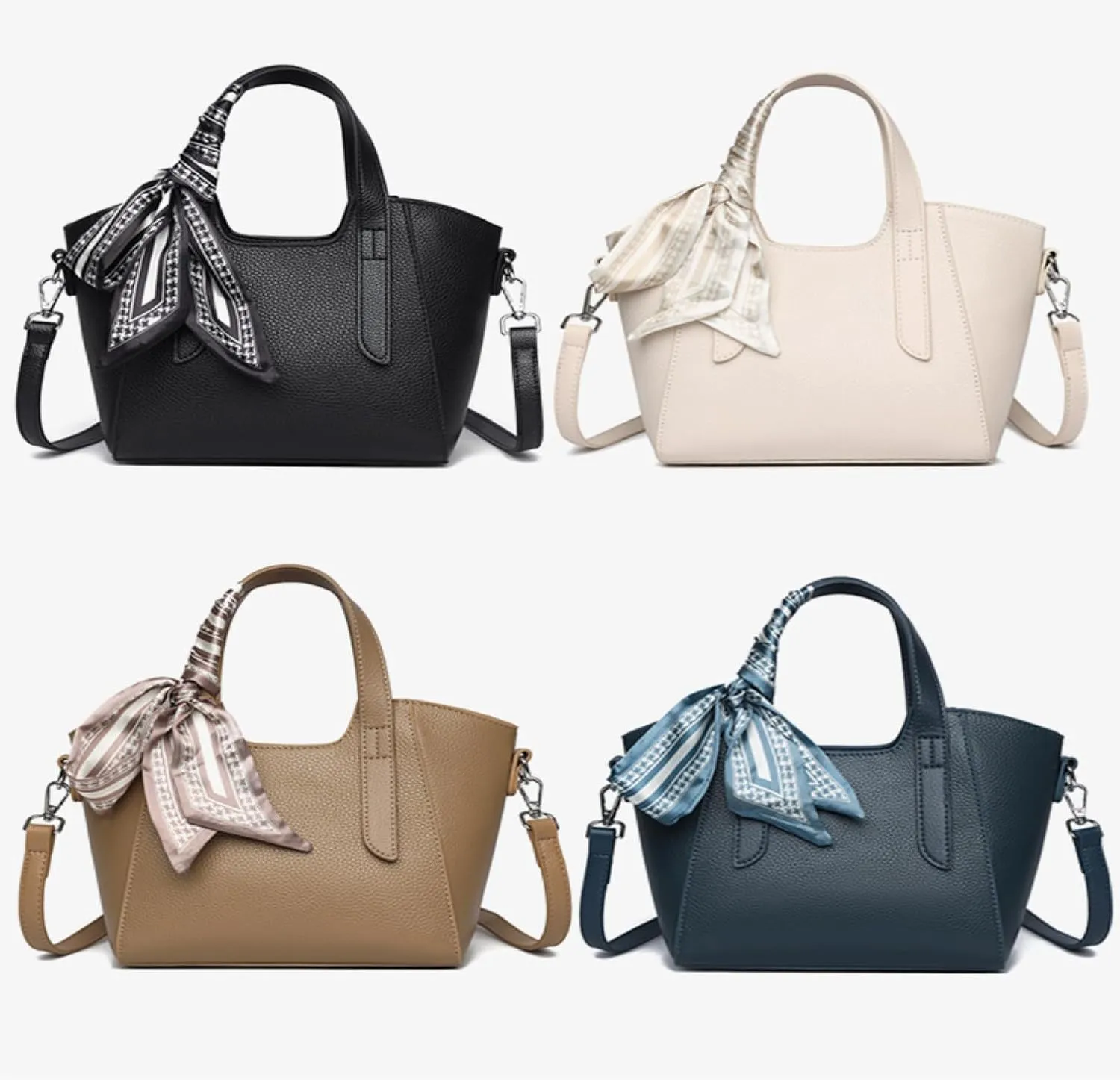 Light luxury fashion tote bag, large capacity women's shoulder handbag, high-quality leather women's bag