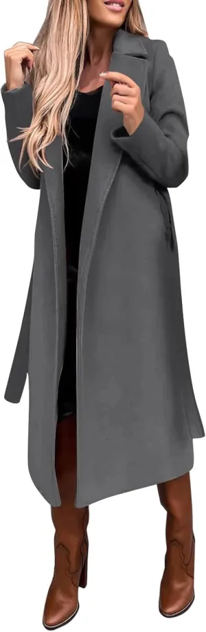 Lightweight Trench Coat Women Jacket Loose Fitting Warm Winter Outwear Fashion Lapel Jacket Coats Short Trench Coat