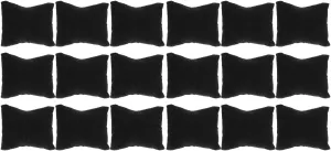 LOGOFUN 40 pcs Watch Pillow Velvet Bracelet Watch Pillow Jewelry Display Pillow Bracelet Bangle Cushions for Jewelry Gift Box - Black