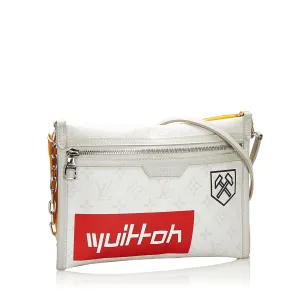 Louis Vuitton Monogram Antarctica Double Flat Messenger (MLB-37696)