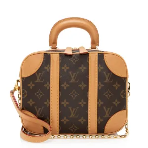 Louis Vuitton Monogram Canvas Valisette BB Top Handle (SHF-20590)