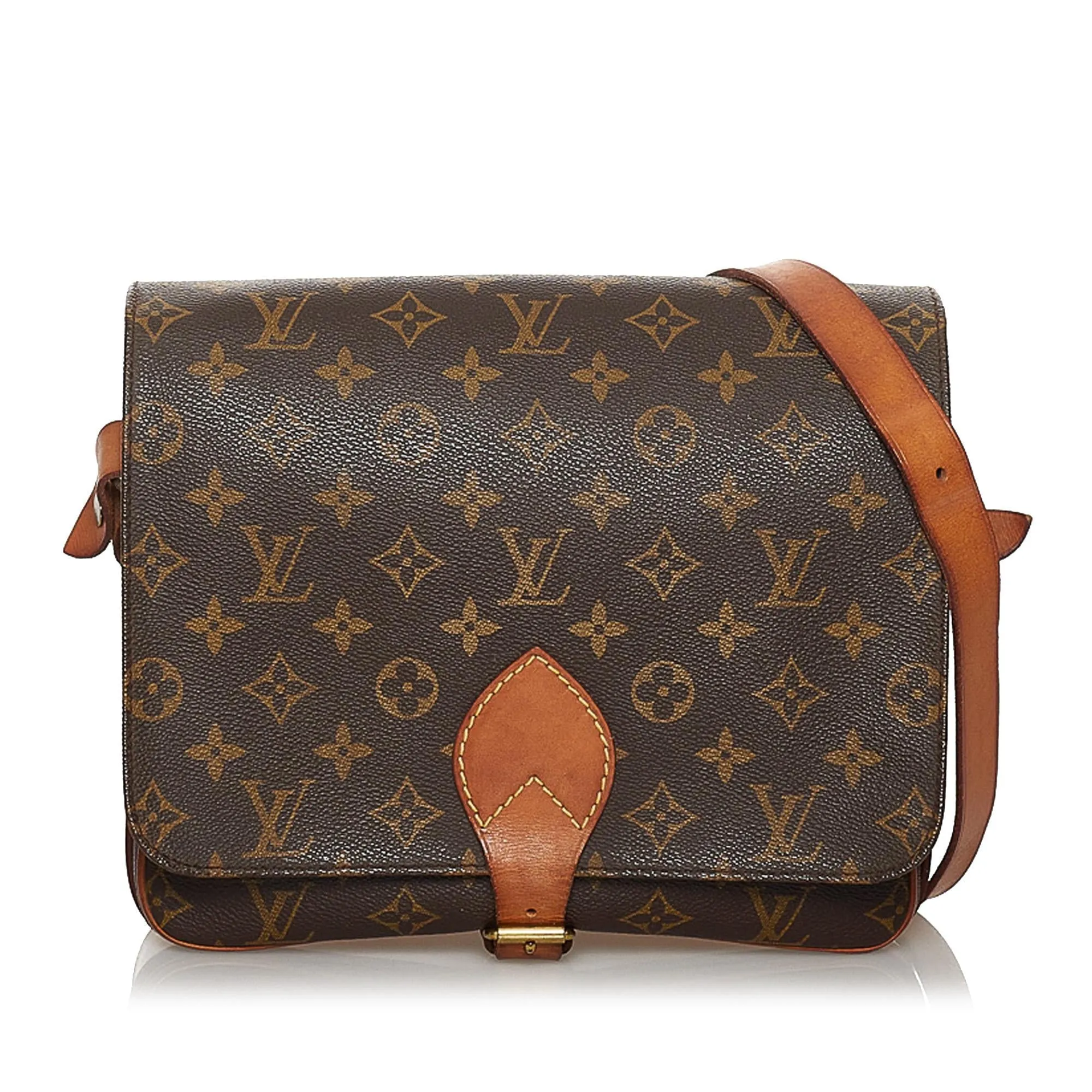 Louis Vuitton Monogram Cartouchiere MM (SHG-30088)