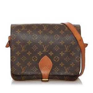Louis Vuitton Monogram Cartouchiere MM (SHG-30088)