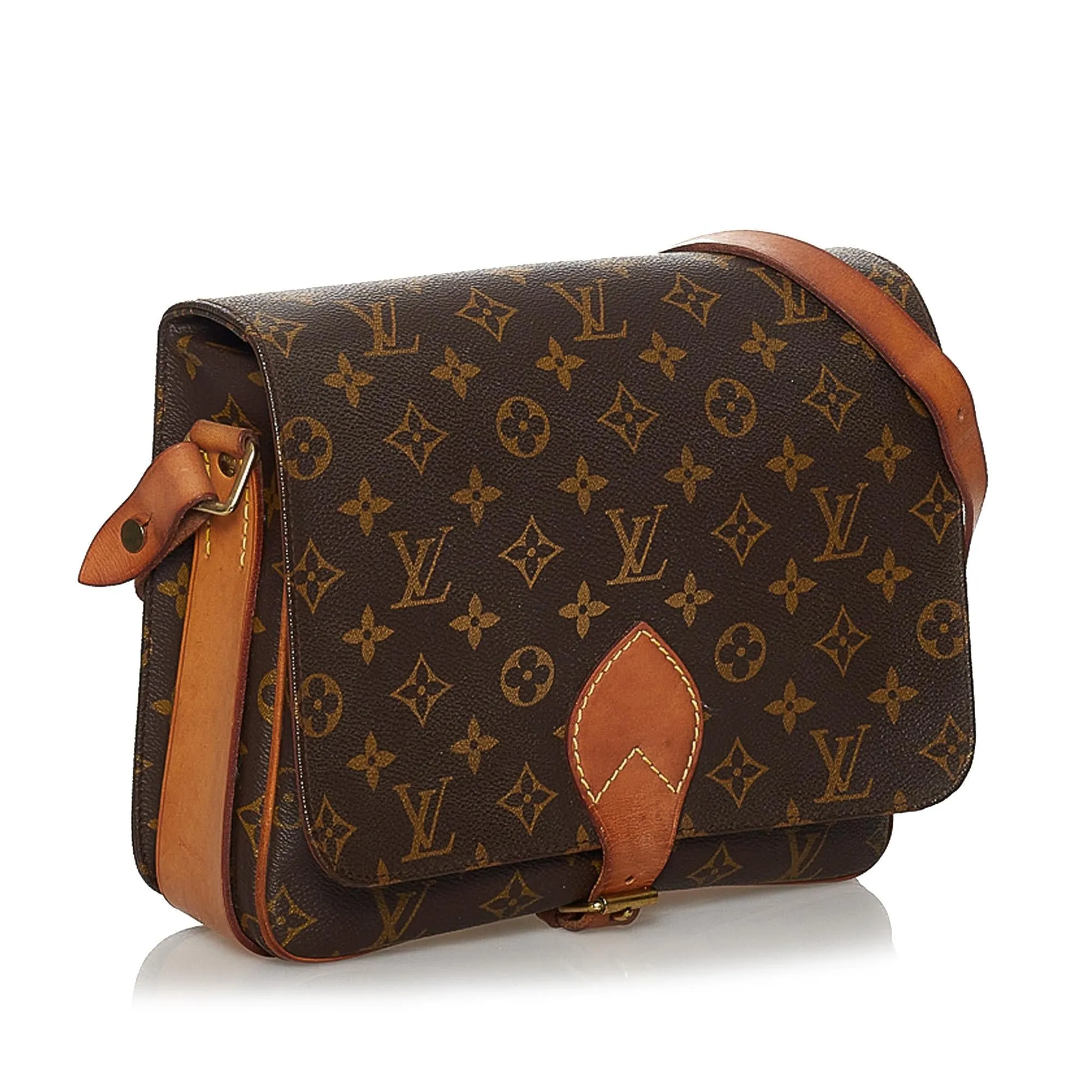 Louis Vuitton Monogram Cartouchiere MM (SHG-30088)