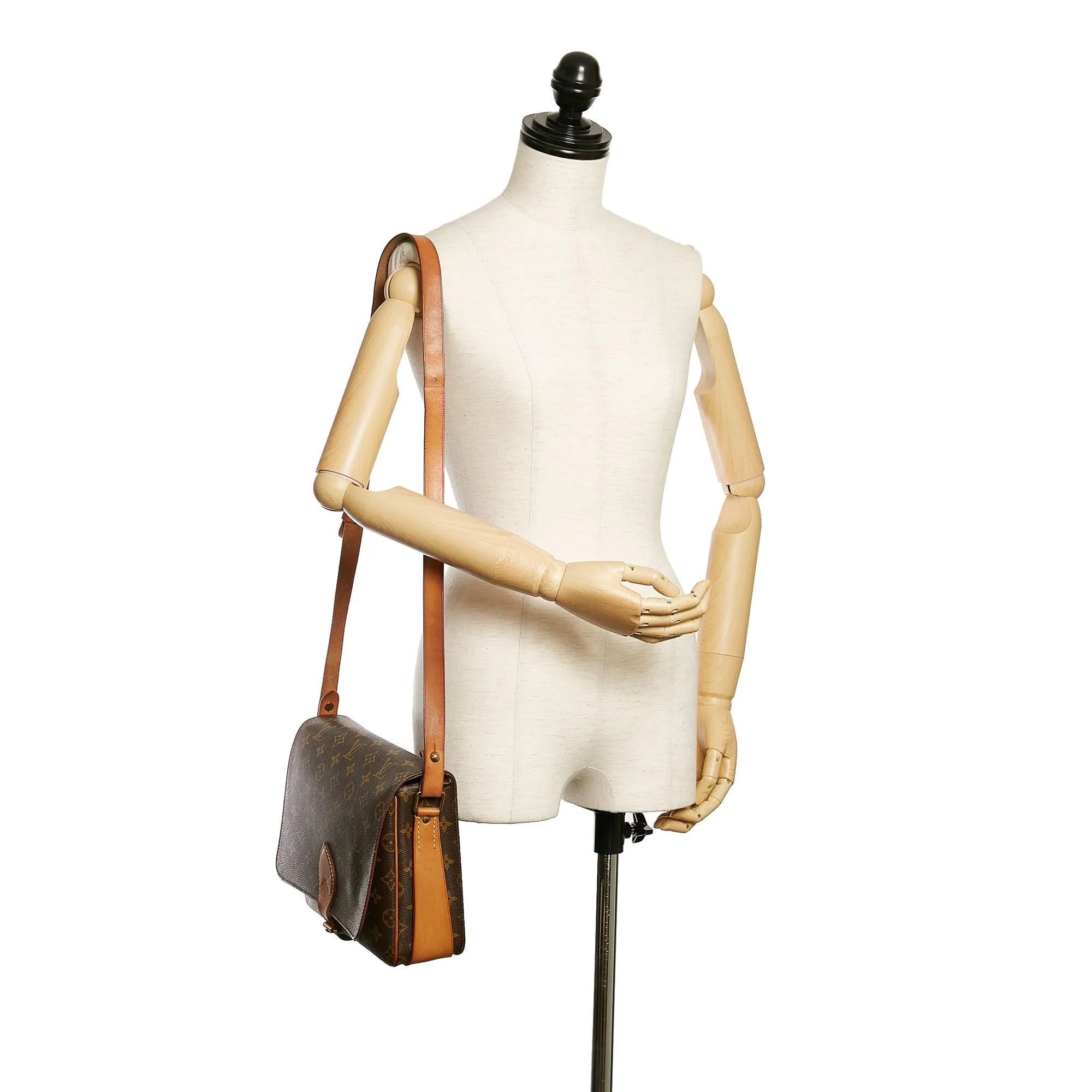 Louis Vuitton Monogram Cartouchiere MM (SHG-30088)