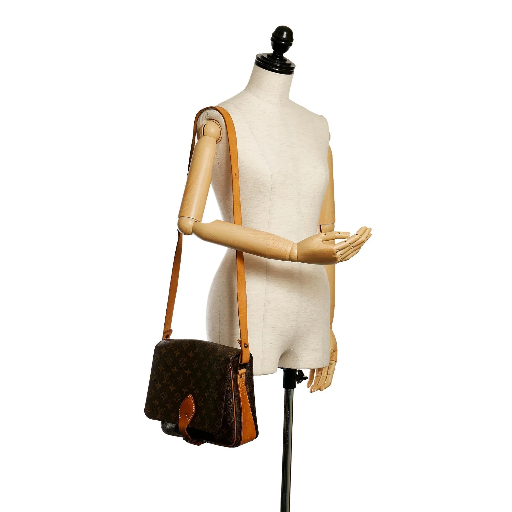 Louis Vuitton Monogram Cartouchiere MM (SHG-30679)