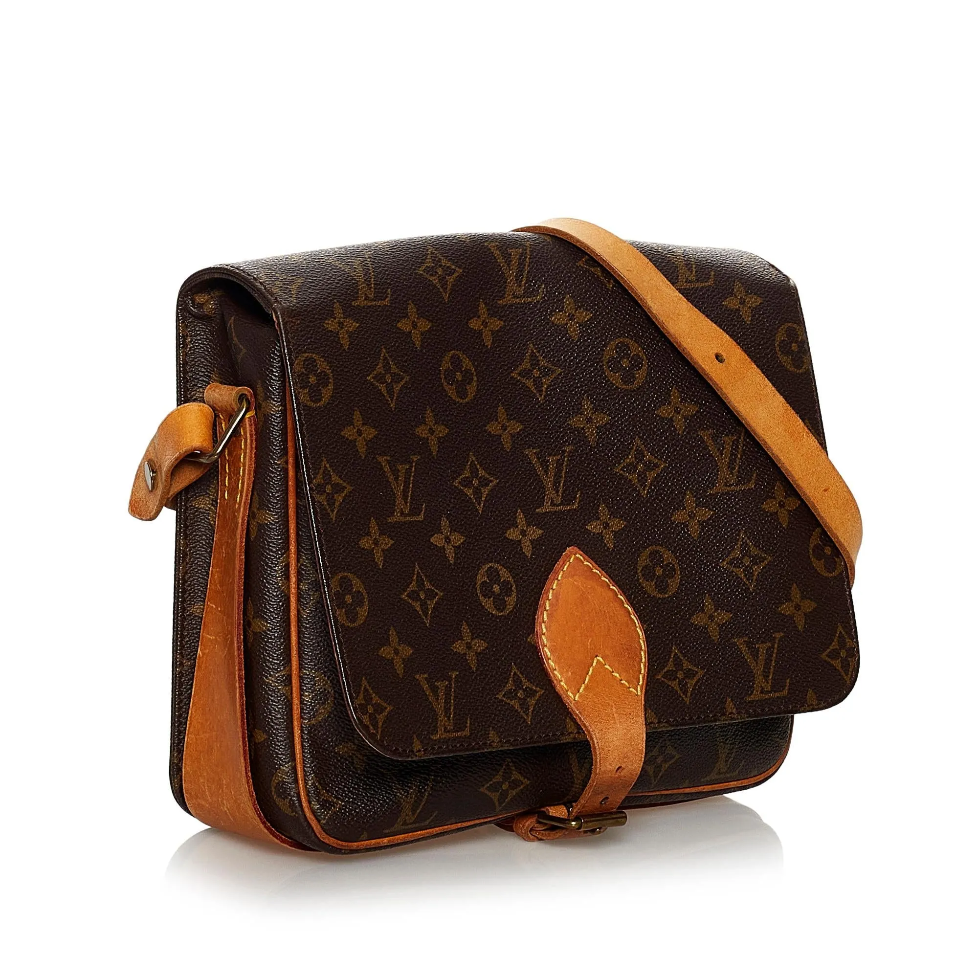Louis Vuitton Monogram Cartouchiere MM (SHG-30679)