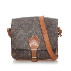 Louis Vuitton Monogram Cartouchiere MM (SHG-32062)