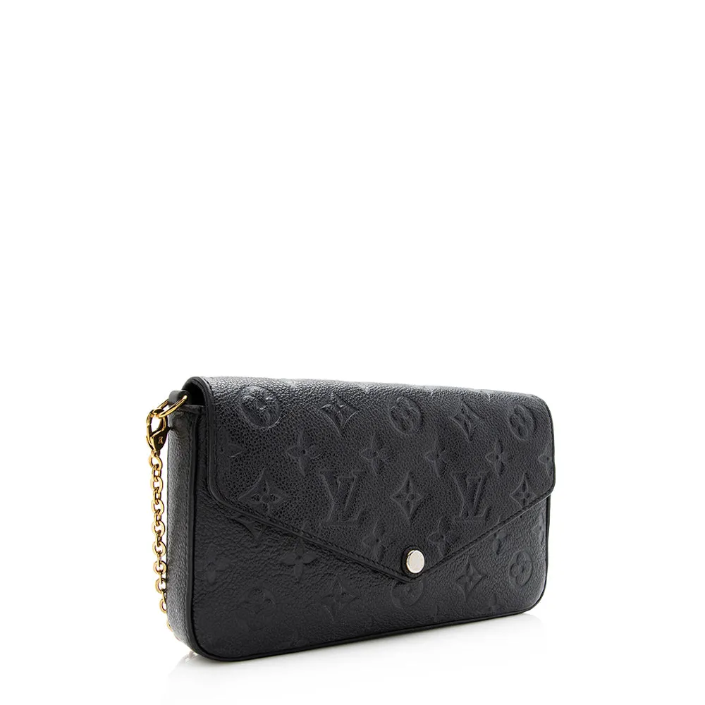 Louis Vuitton Monogram Empreinte Felicie Pochette (SHF-20672)