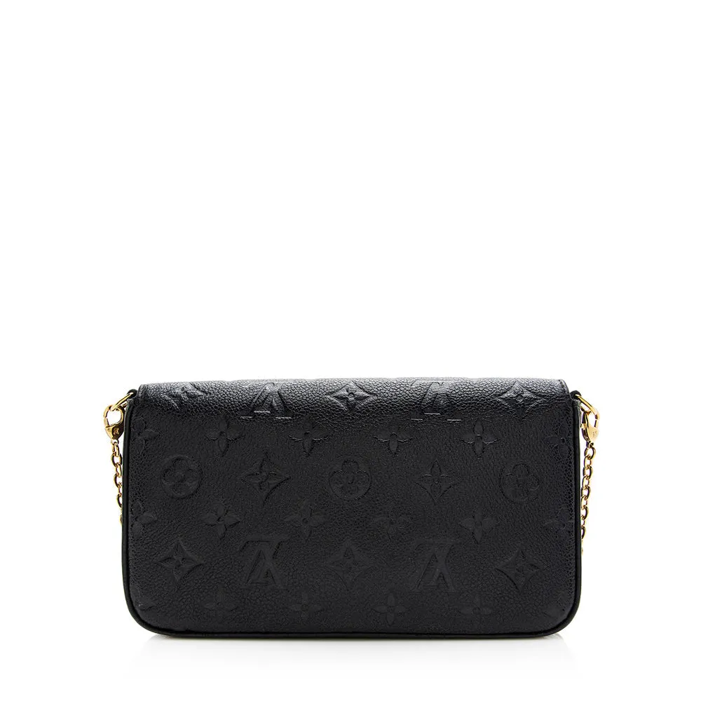 Louis Vuitton Monogram Empreinte Felicie Pochette (SHF-20672)