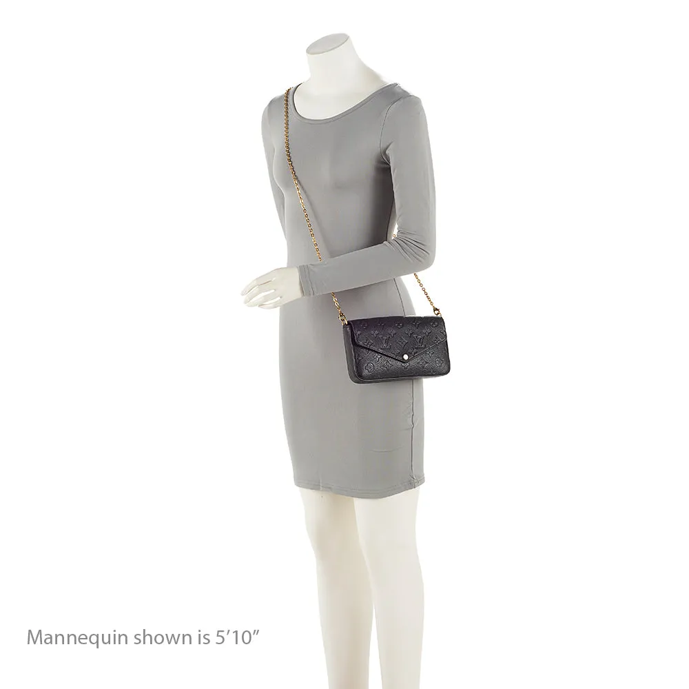 Louis Vuitton Monogram Empreinte Felicie Pochette (SHF-20672)