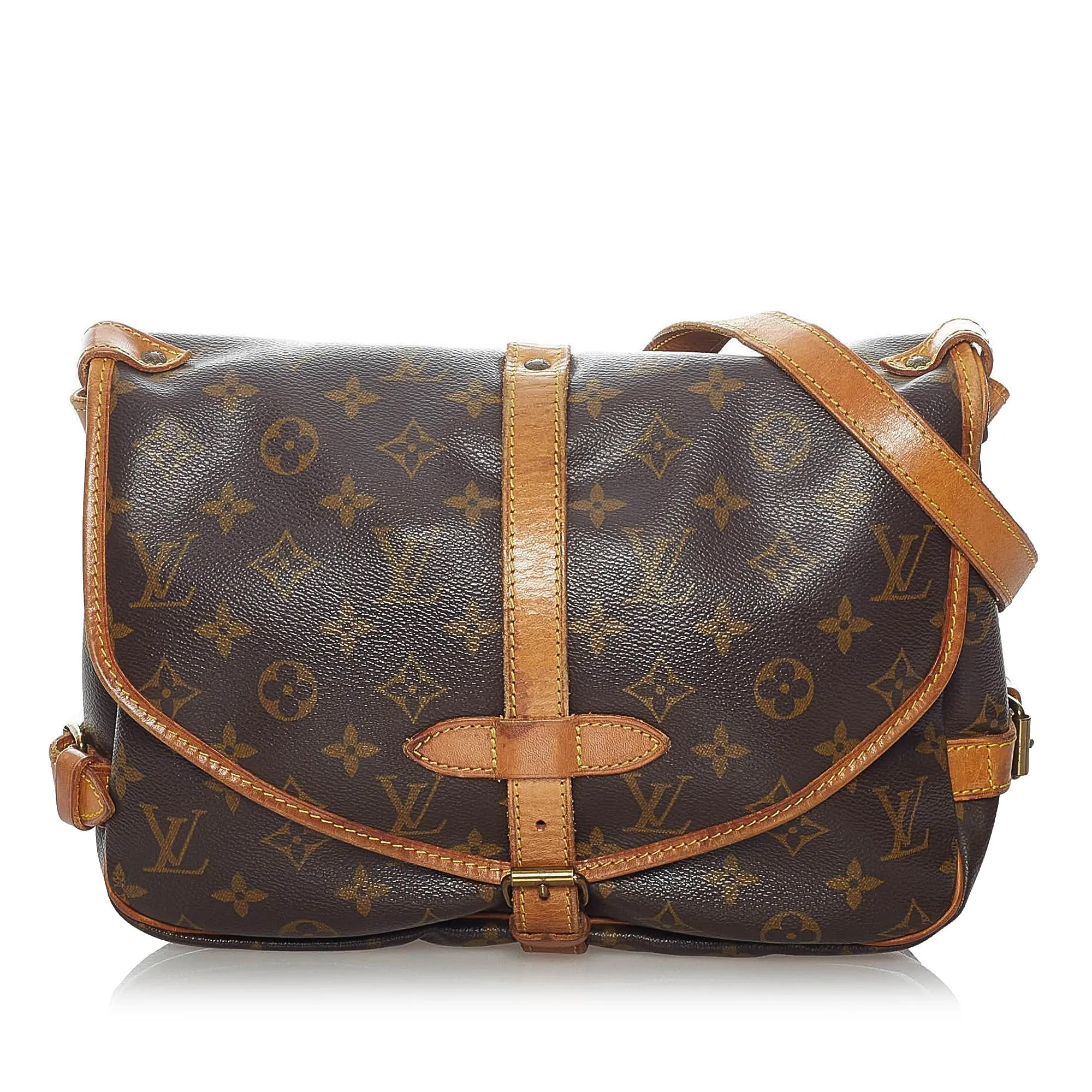Louis Vuitton Monogram Saumur 30 (SHG-30655)