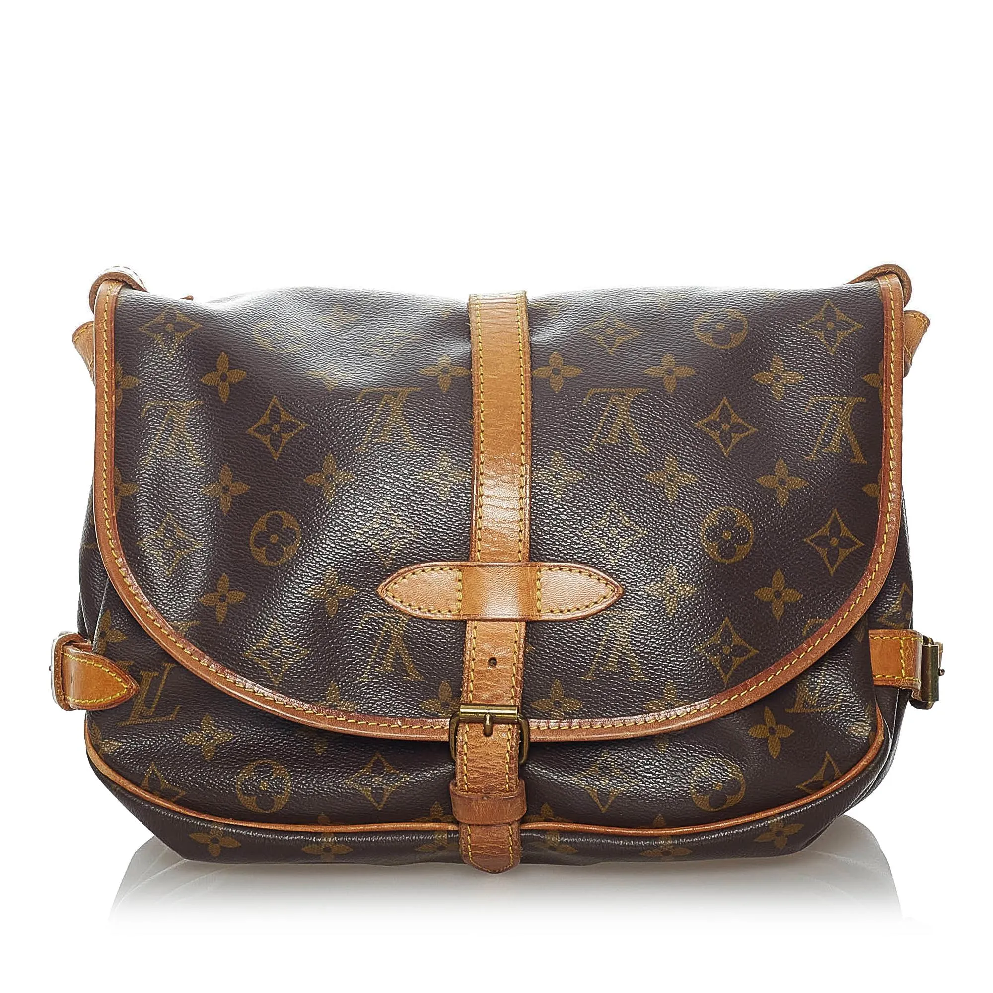 Louis Vuitton Monogram Saumur 30 (SHG-30655)