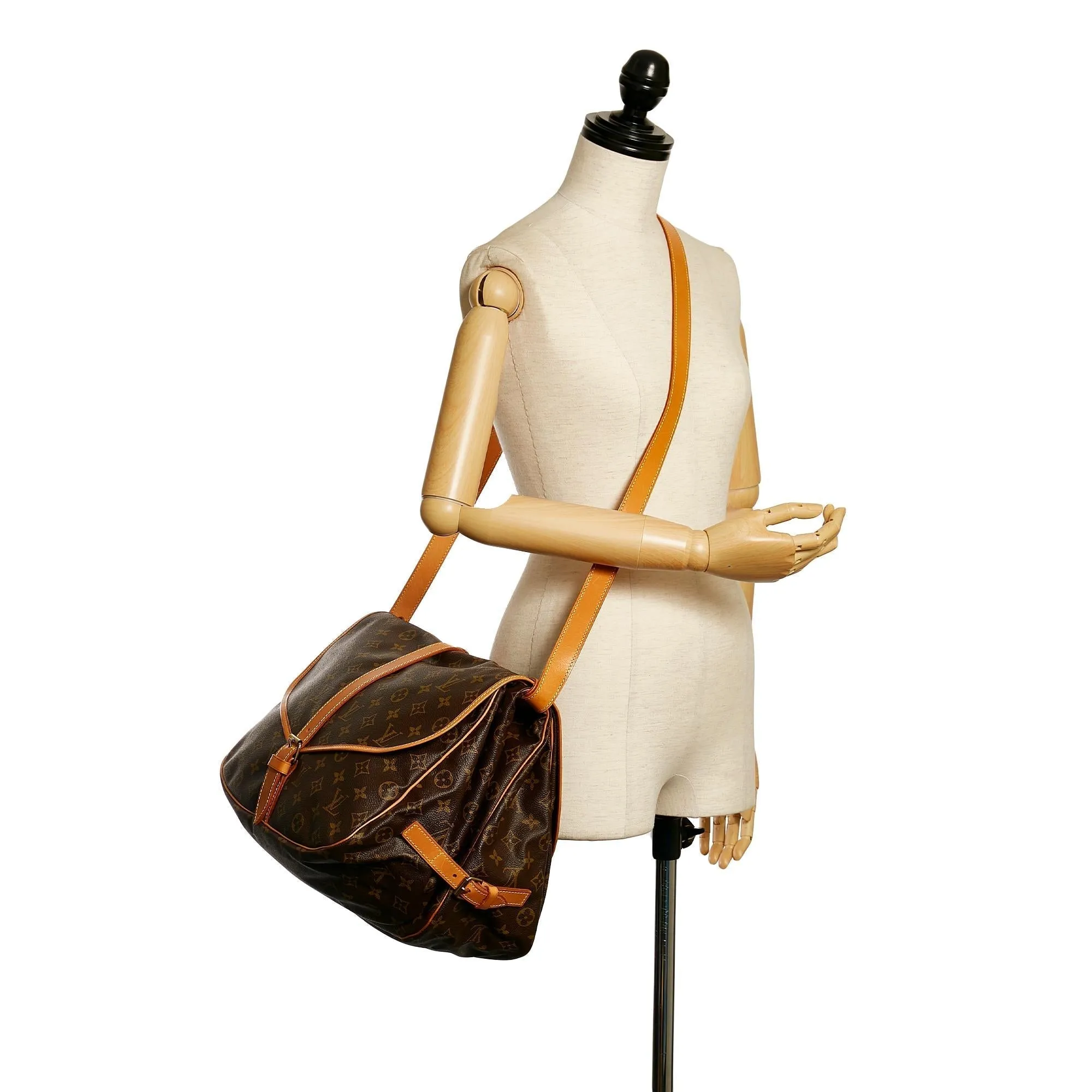 Louis Vuitton Monogram Saumur 35 (MLB-34453)