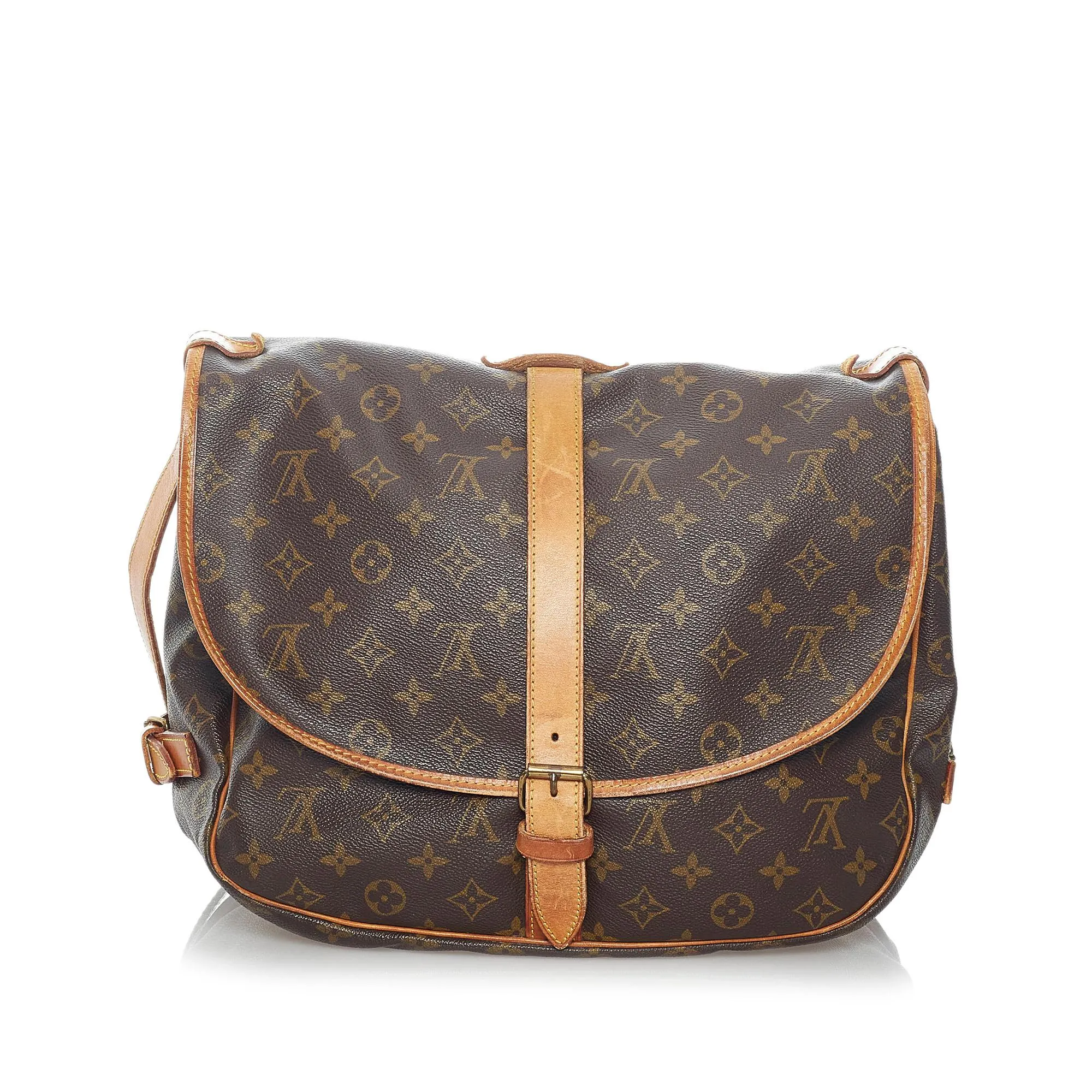 Louis Vuitton Monogram Saumur 35 (SHG-31134)