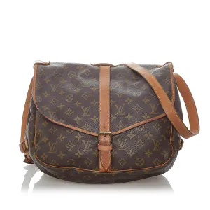 Louis Vuitton Monogram Saumur 35 (SHG-31895)