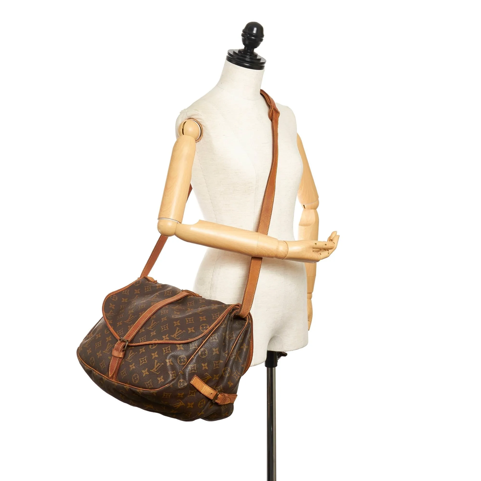 Louis Vuitton Monogram Saumur 35 (SHG-31895)