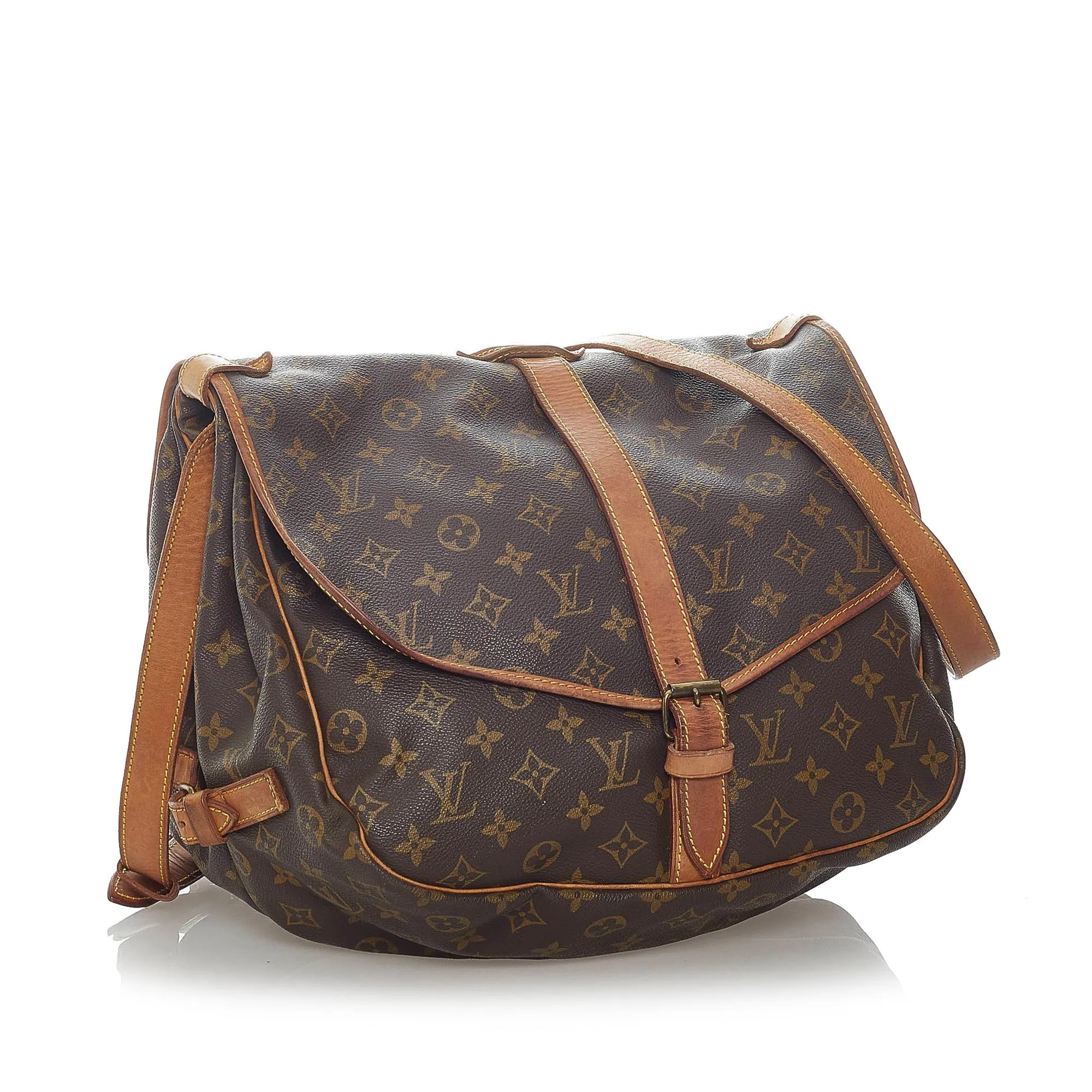 Louis Vuitton Monogram Saumur 35 (SHG-31895)