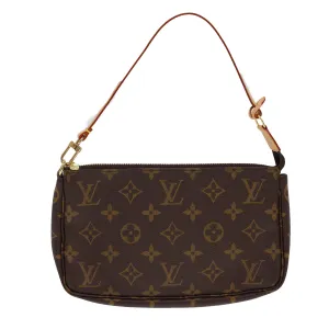 Louis Vuitton Pochette Accessoires  Canvas Clutch Bag