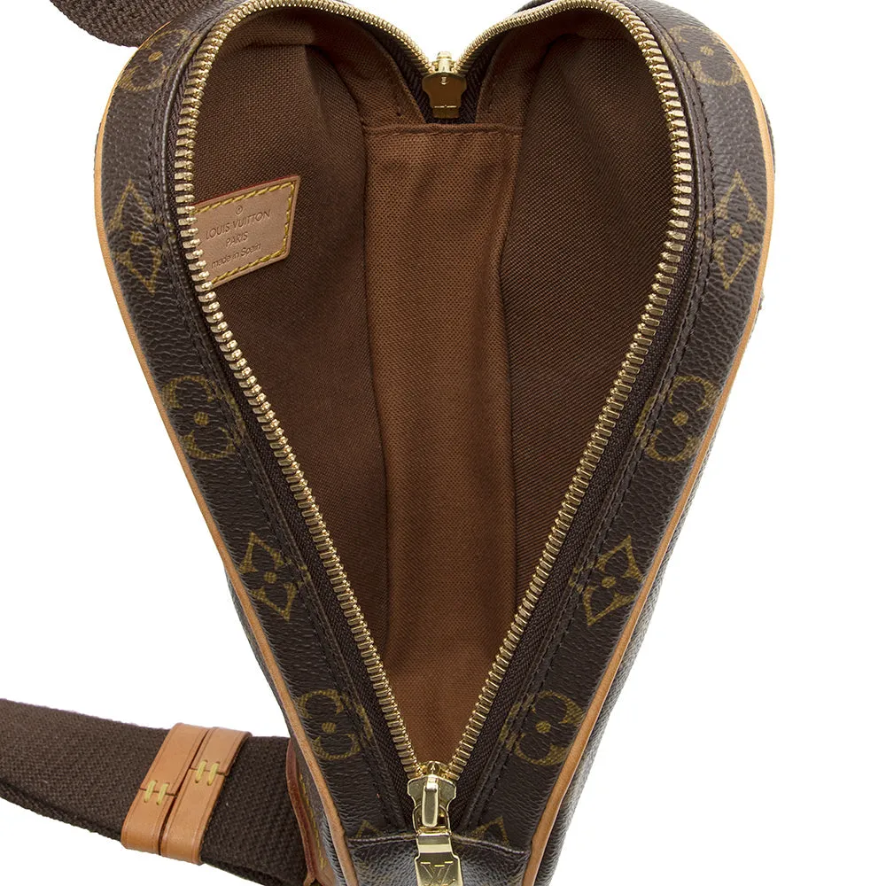 Louis Vuitton Vintage Monogram Canvas Pochette Gange Sling Bag (SHF-20873)