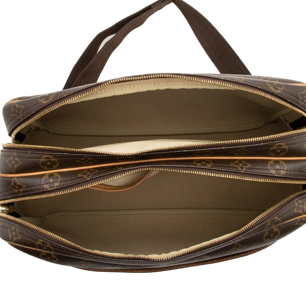 Louis Vuitton Vintage Monogram Canvas Reporter GM Messenger Bag (SHF-16343)