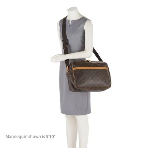 Louis Vuitton Vintage Monogram Canvas Reporter GM Messenger Bag (SHF-16343)