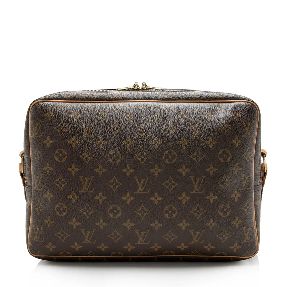 Louis Vuitton Vintage Monogram Canvas Reporter GM Messenger Bag (SHF-16343)