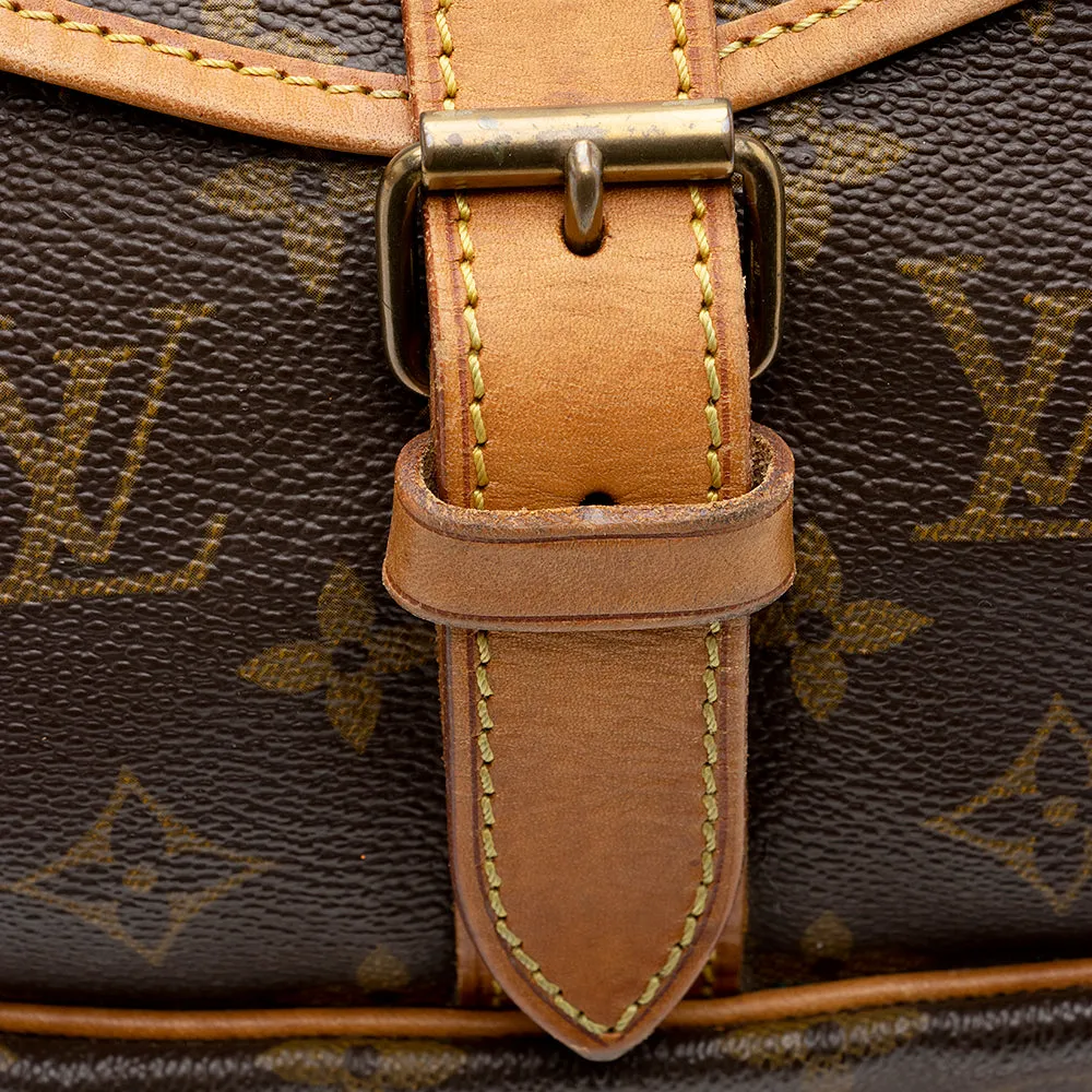 Louis Vuitton Vintage Monogram Canvas Saumur 35 Messenger Bag (SHF-19530)