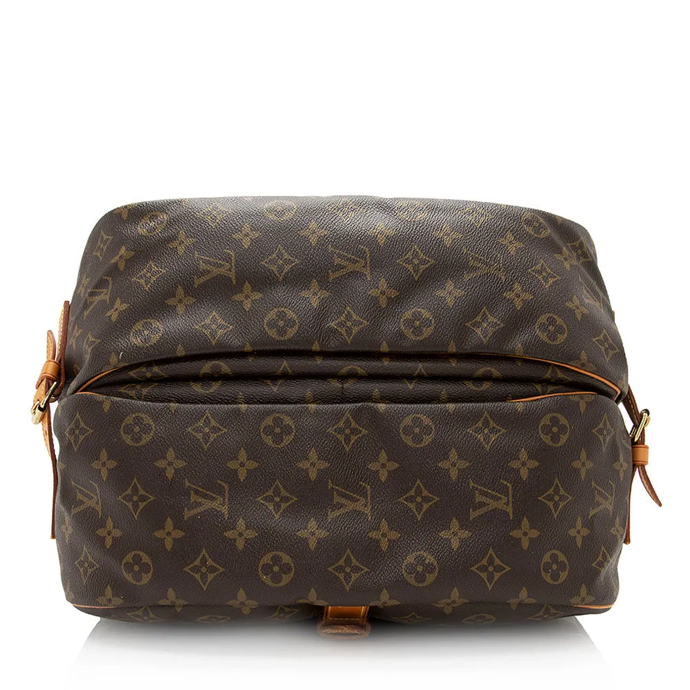 Louis Vuitton Vintage Monogram Canvas Saumur 35 Messenger Bag (SHF-20372)