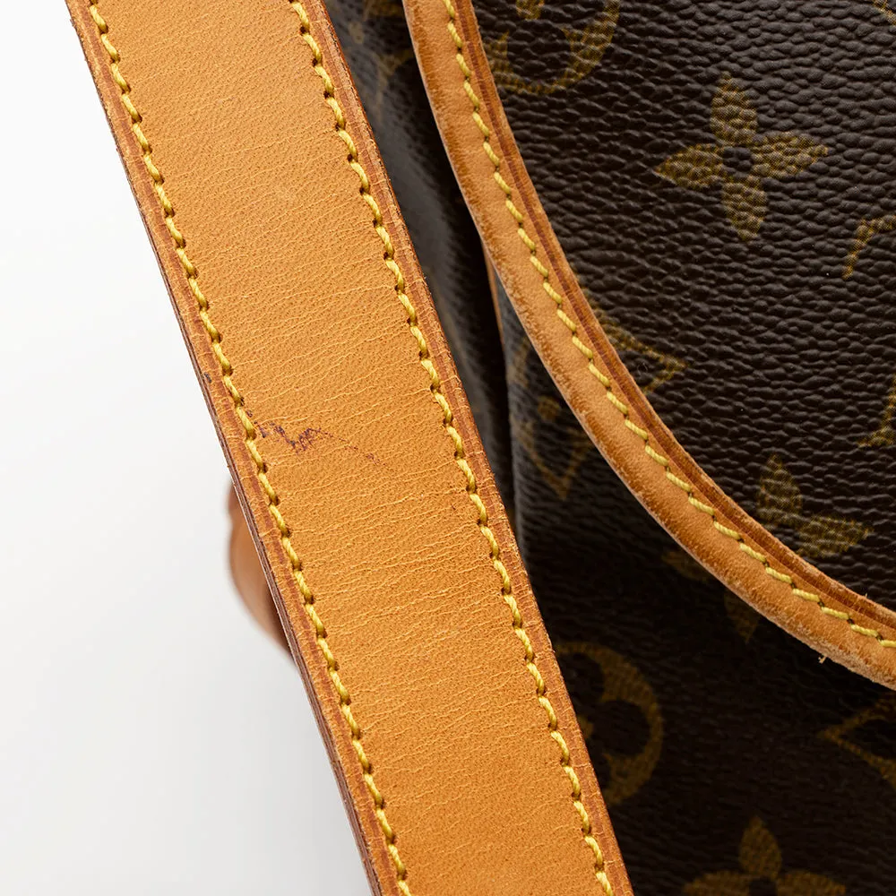 Louis Vuitton Vintage Monogram Canvas Saumur 35 Messenger Bag (SHF-20845)