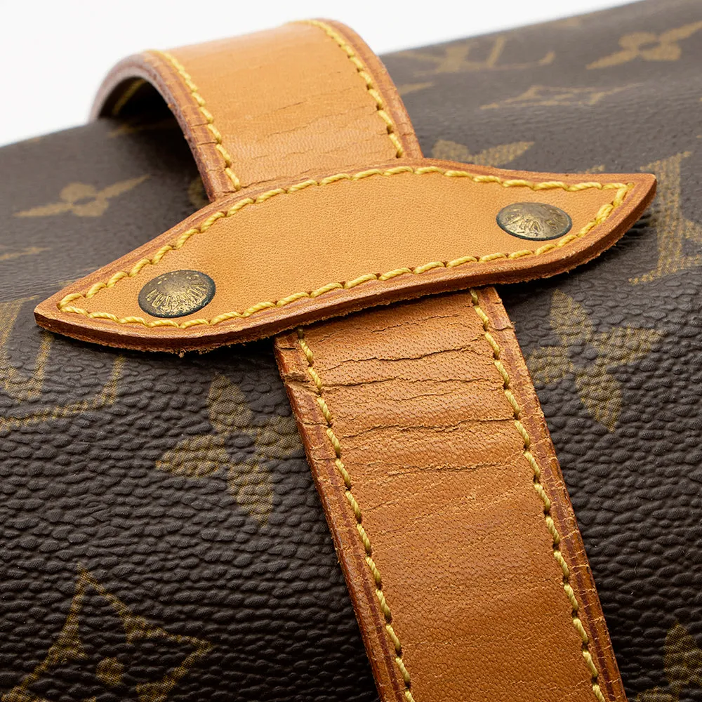 Louis Vuitton Vintage Monogram Canvas Saumur 35 Messenger Bag (SHF-20845)