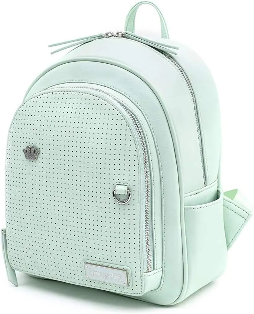 Loungefly Mint Pin Trader Faux-Leather Mini Backpack