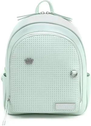 Loungefly Mint Pin Trader Faux-Leather Mini Backpack