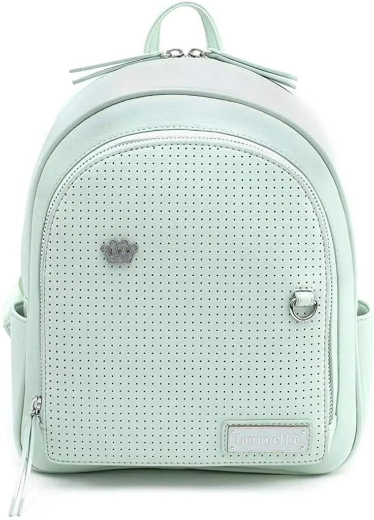 Loungefly Mint Pin Trader Faux-Leather Mini Backpack