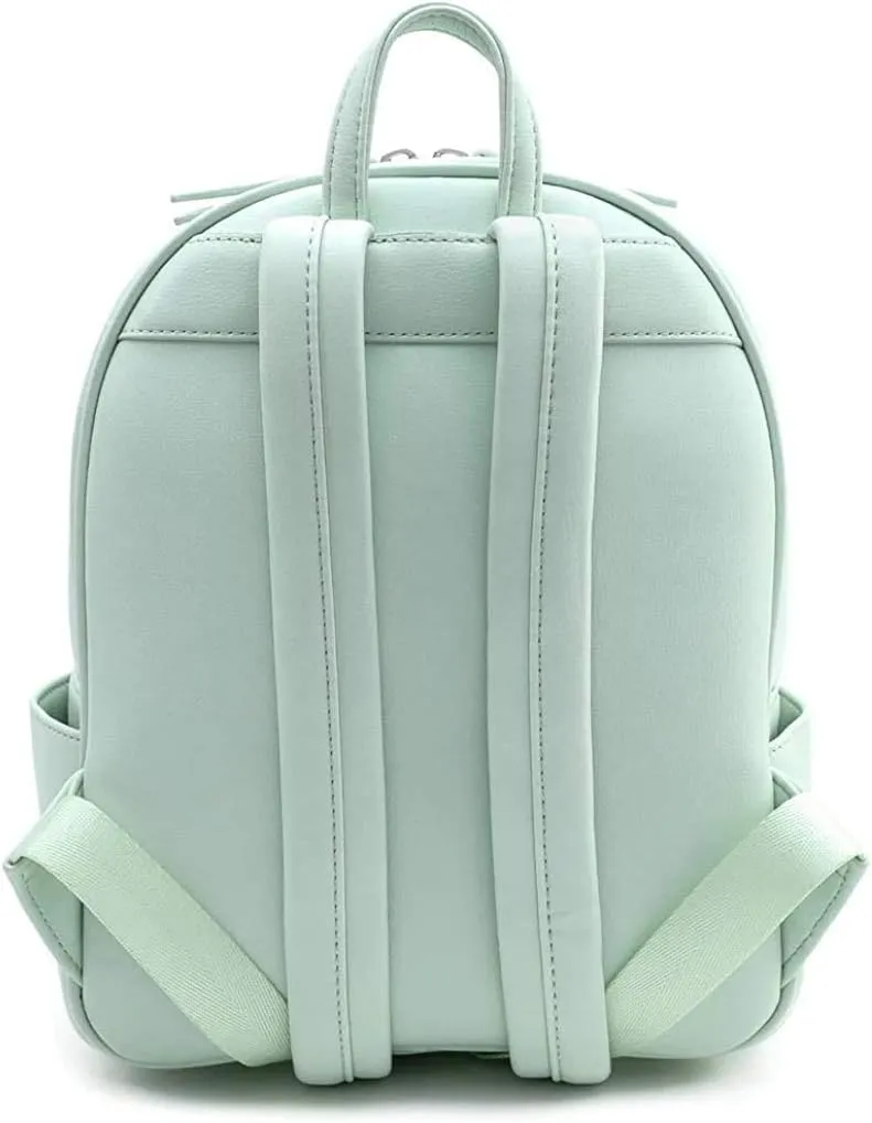 Loungefly Mint Pin Trader Faux-Leather Mini Backpack