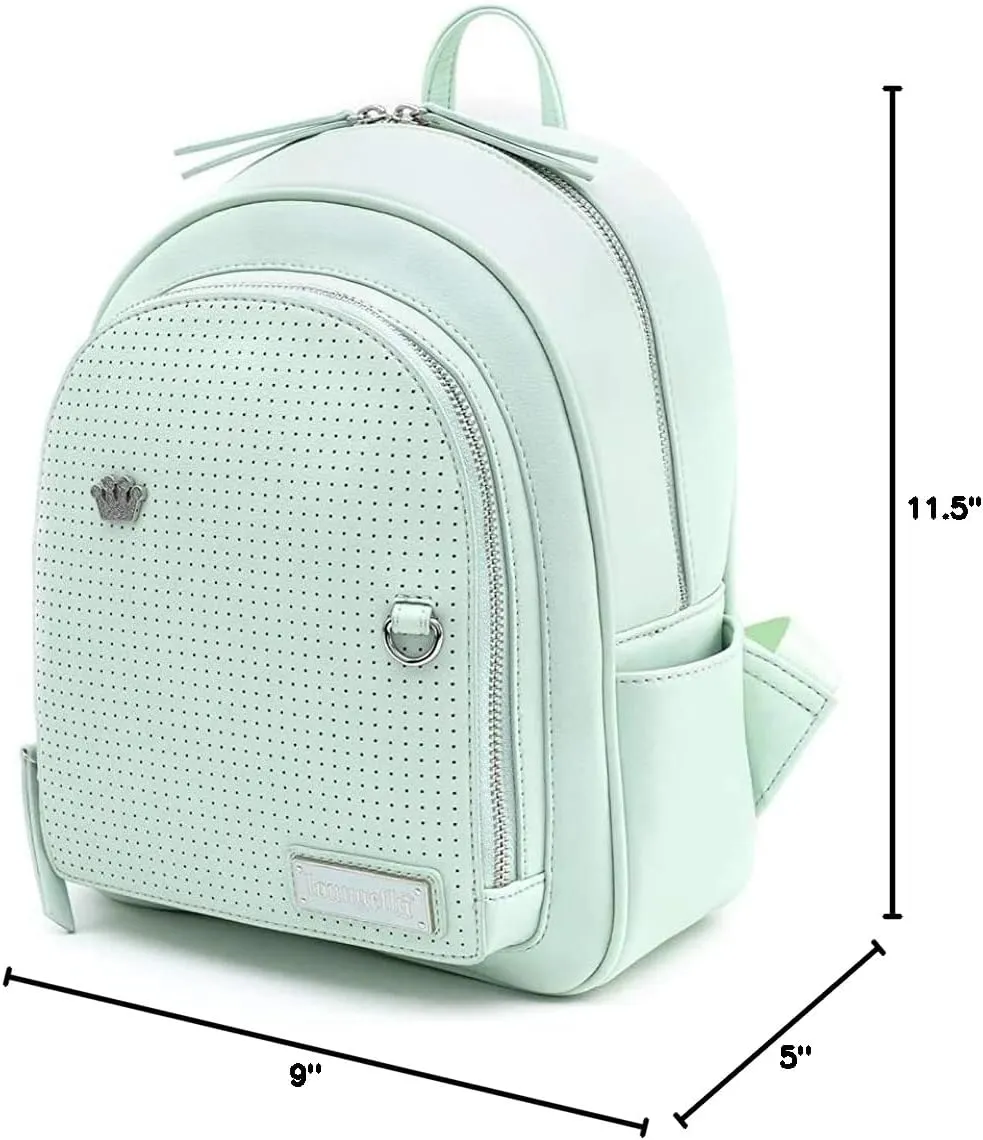 Loungefly Mint Pin Trader Faux-Leather Mini Backpack