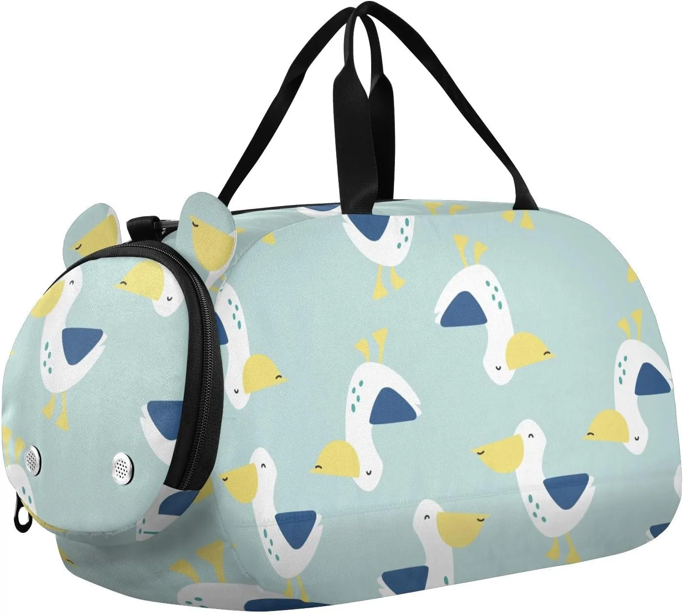 Lovely Seagull Animals Duffel Bags for Boys Small Gym Bags for Teens Dance Bag for Girls
