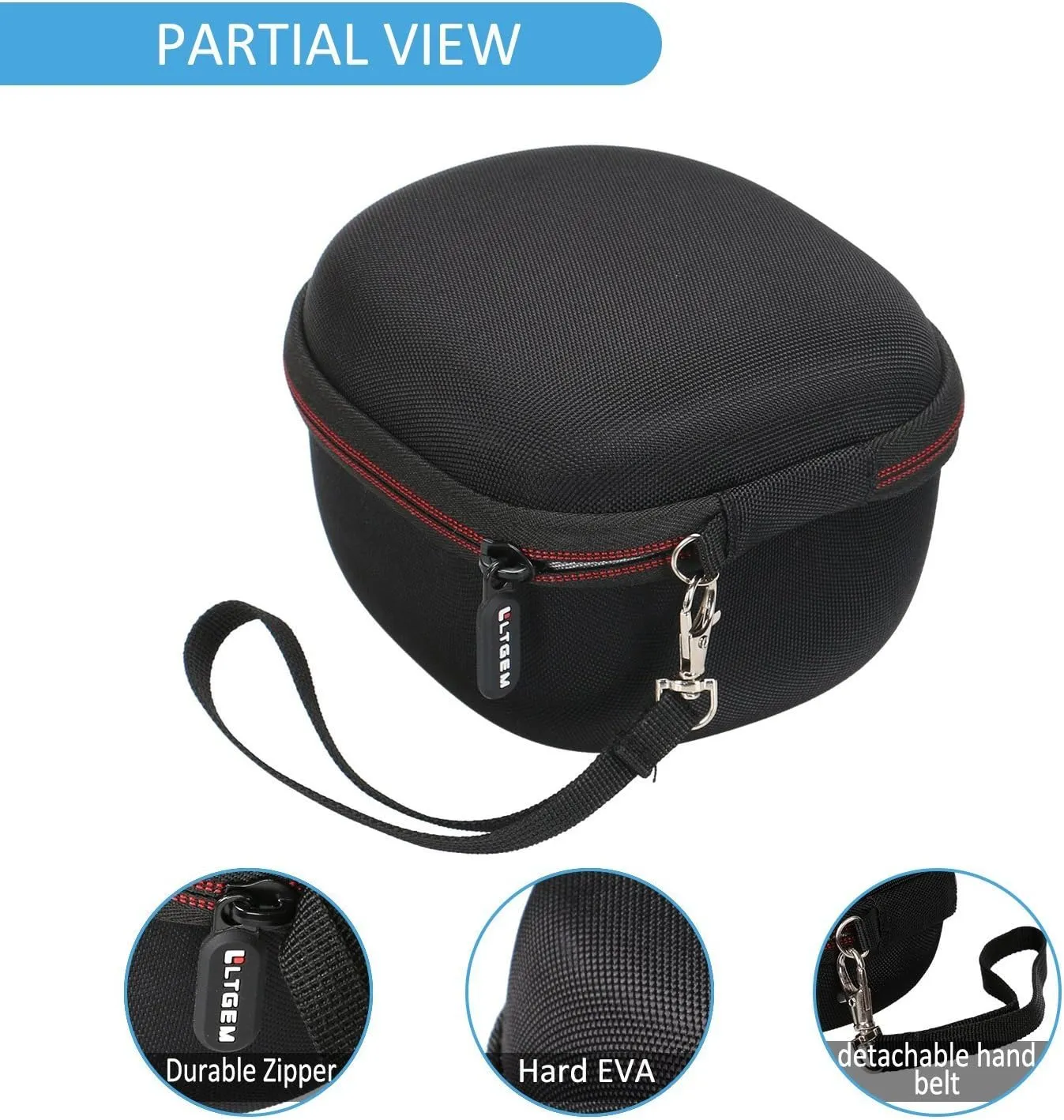 LTGEM Case for Walker's Razor Slim Ear Muffs - Hard Storage Travel Protective Carrying Bag