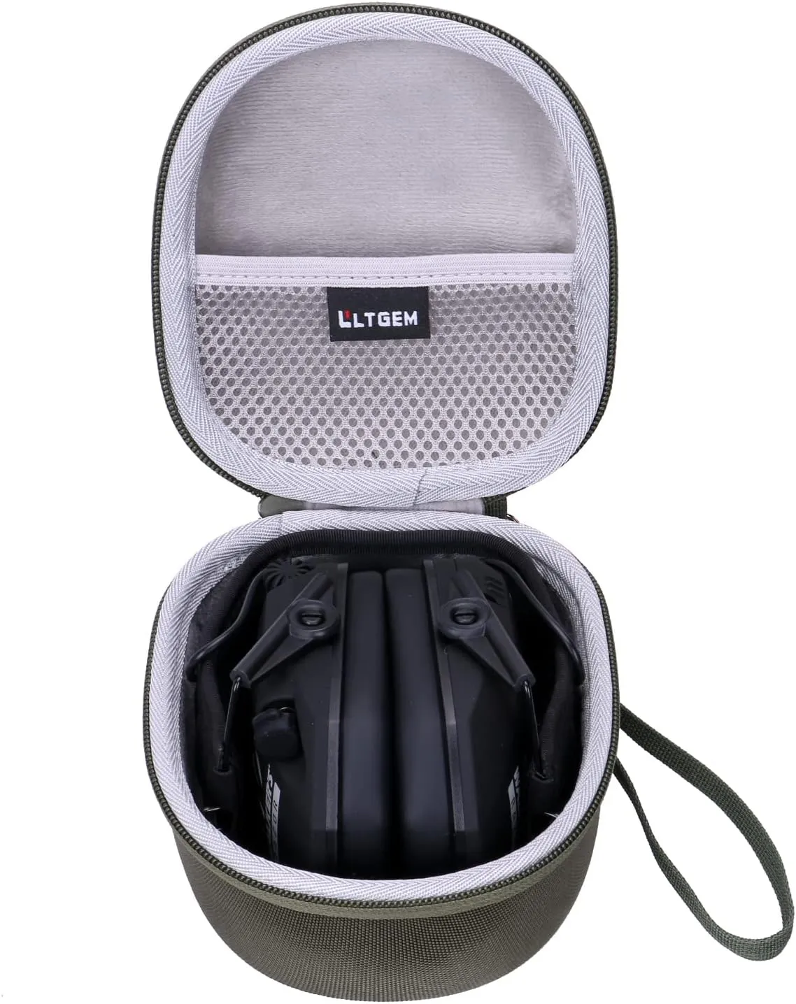 LTGEM Case for Walker's Razor Slim Ear Muffs - Hard Storage Travel Protective Carrying Bag