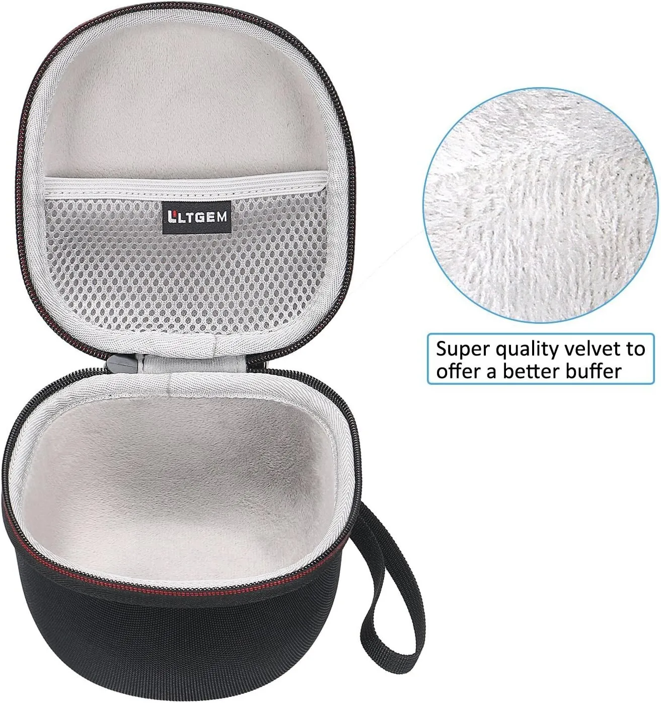 LTGEM Case for Walker's Razor Slim Ear Muffs - Hard Storage Travel Protective Carrying Bag