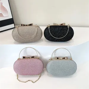 Luxury High Brand Design Women Evening Bag Party Banquet Glitter Bag For Ladies Wedding Clutch Handbag Shoulder Bag Chain Bolsas