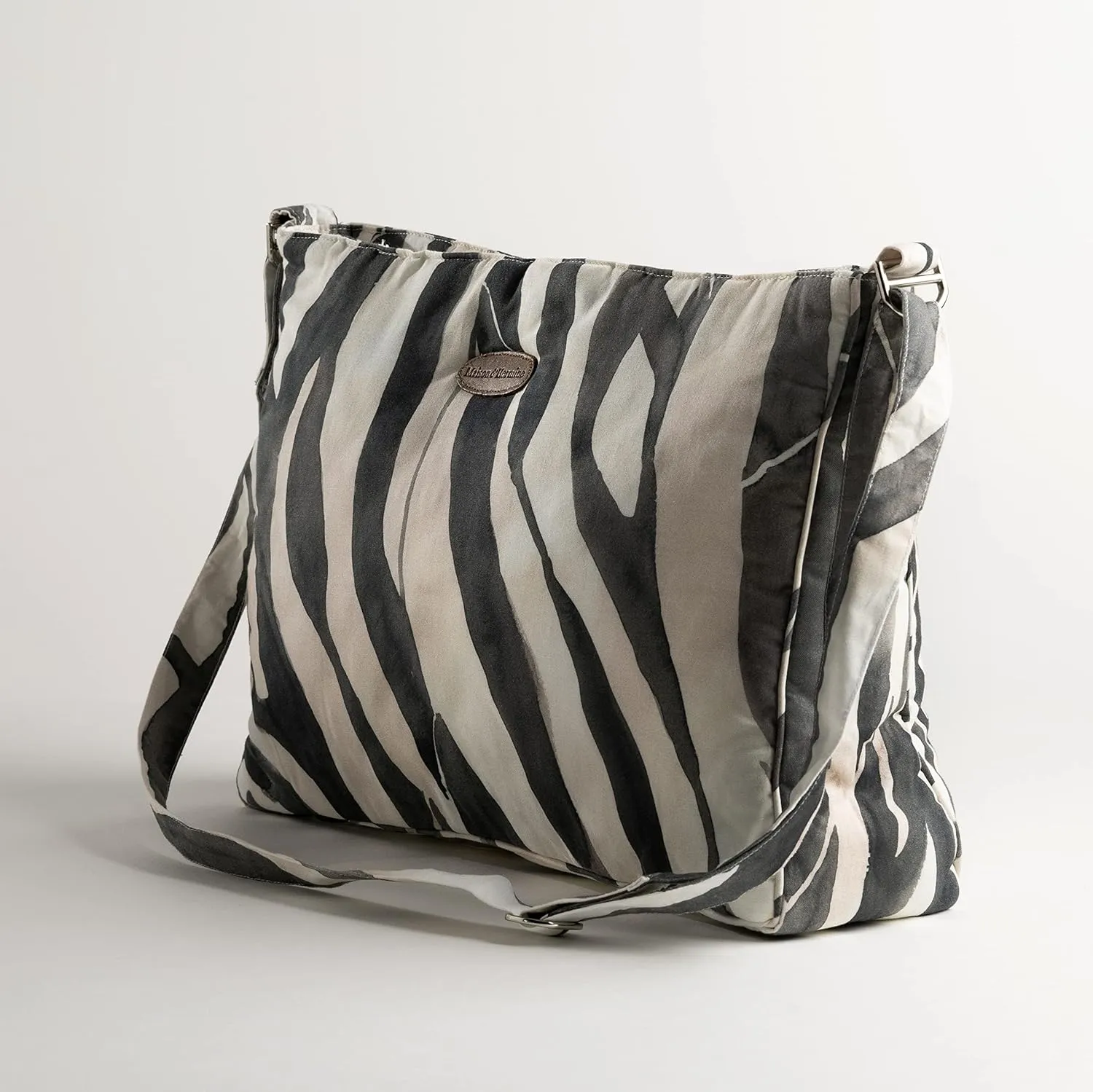 Maison d' Hermine Hand Bags for Women Cotton Shoulder Bag for Shopping Travel Everyday Use Cross Body Tote purse Sling Bag