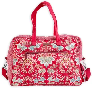 Maison d' Hermine Weekender Bags for Women Cotton Quilted Duffel Overnight Luggage Weekend Bag for Men Gym Sports Gifts Travel Business Travellers Family Trip