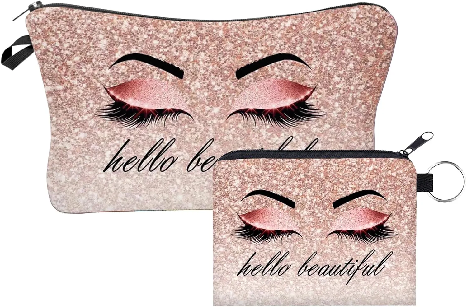 Makeup Bag for Purse Cosmetic Bags for Women Inspirational Gift for Womens Small Funny Cosmetics Pouch Bohu Travel Bag Cases for Toiletries Accessories Organizer (54632-23018)