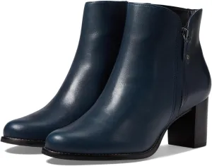 Marc Joseph New York Women's Leather Block Heel Ankle Boot