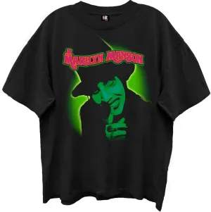 Marilyn Manson T Shirt Smells Like Children Adult Black Oversized Drop Shoulder Short Sleeve Graphic Tees