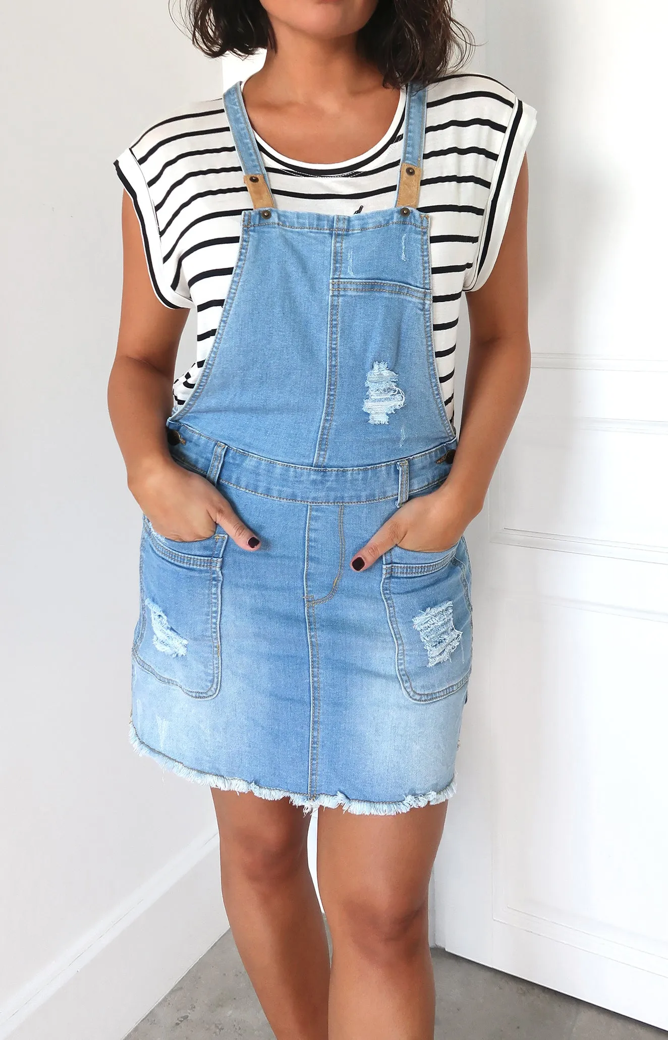 Marlie Skirt Denim Pinafore