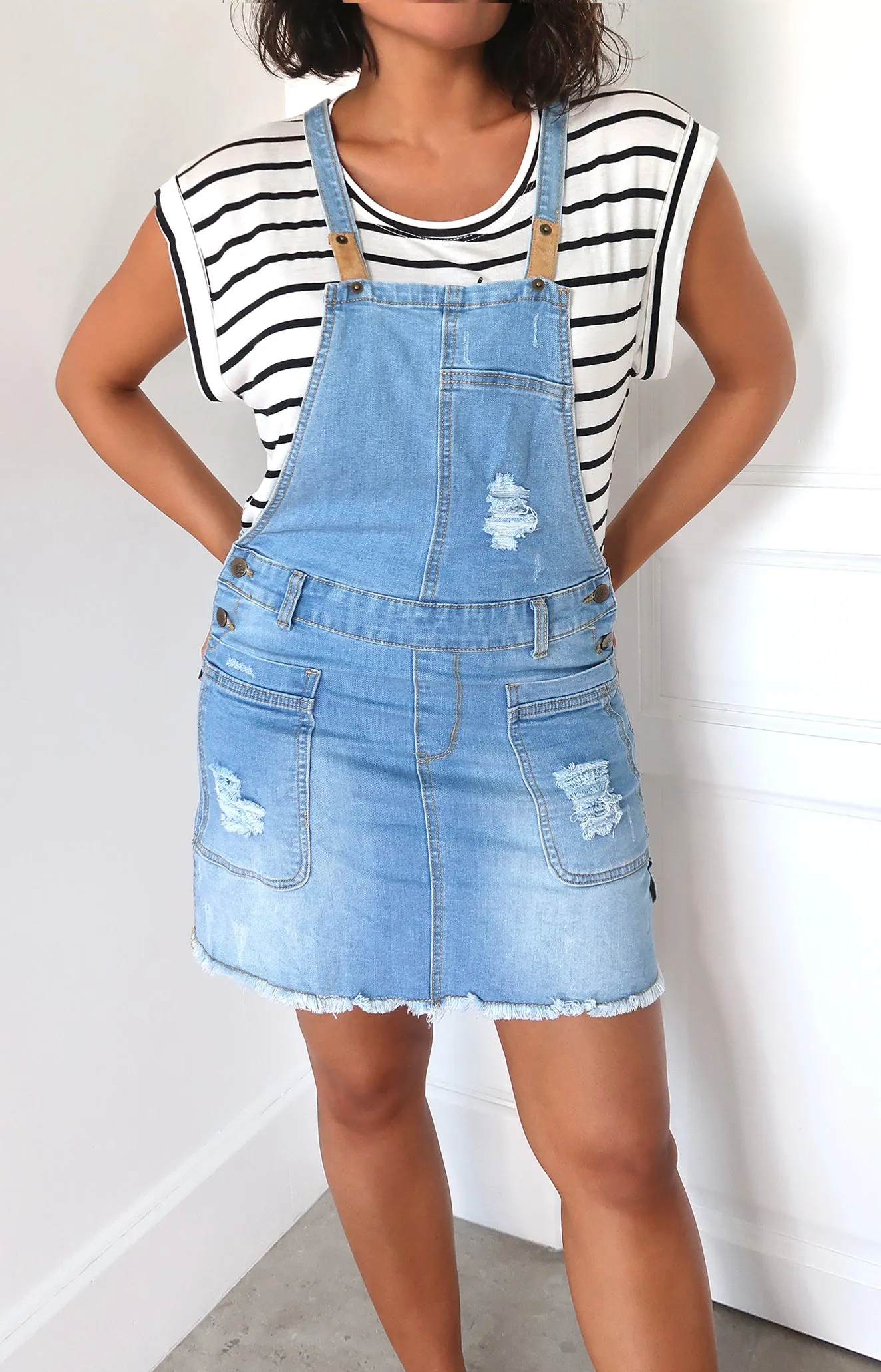 Marlie Skirt Denim Pinafore